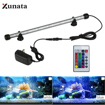 LED Aquarium Fish Tank Svetlobe DC12V 5050 RGB vodoodporna LED Akvarijske Luči, Potopni Podvodni Posnetek Lučka 19 cm 29 cm 39 cm 49 cm