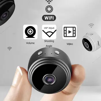 Mini WiFi Kamera Brezžična 720P Portable Home Security Mala Skrivnost Cam Noč Z Magnetno Bazo APP Remote Ogled