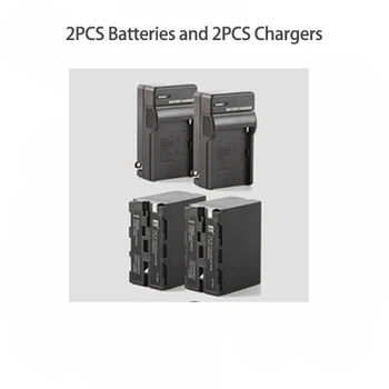 2PCS Baterije baterije in 2pcs polnilec za Hollyland prenos 400s mars 300