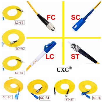 SC z SC LC na LC ST na ST KG KG Optični Patch Kabel Skakalec Kabel SM Simplex En Način Optična Omrežja, 3m, 5m in 10m 20m, 30m 50m