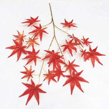 JAROWN Umetnih Rastlin Pravi Dotik Listi Evkaliptusa Listi Ginka Listi Maple Leaf Ponaredek Veje Poroko DIY Doma Dekoracijo