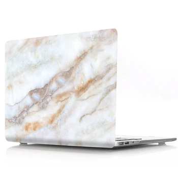 HRH Stilsko Marmorja Trde Plastike Primeru Laptop Telo PC Lupini za Mac Air Pro Retina 13