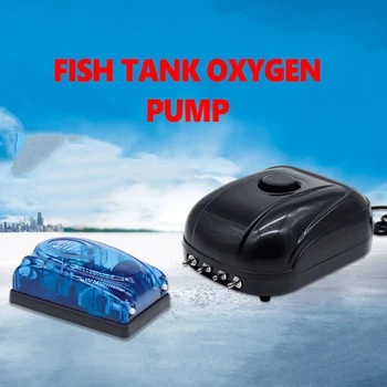 Moč Črpalka Zrak Super Izklop USB Polnjenje Polnilne Baterije Kisika Kompresor Aquarium Fish Tank Prostem Ribolov X375G