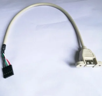 20pcs/veliko brezplačna dostava Motherboard 5Pin USB Ženski USB2.0 Ženski Podatkovni Kabel kabel Plošče