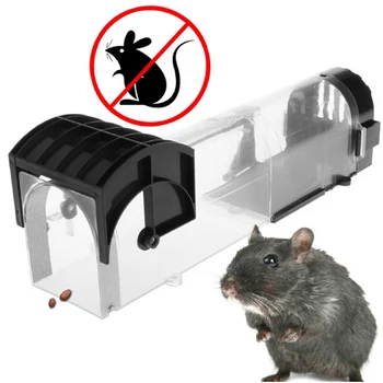 Smart Humano Živo Mouse Trap Ne Ubijajo Živali, Hišne Živali, Nadzor Kletko Za Večkratno Uporabo Miši Glodalcev Catcher Samodejno Zaklepanje Mišolovka Podgana V Pasti