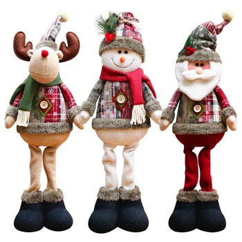 Božič Viseči Okras Božiček Snežaka Elk Lutka Božič Drevo Okraski Božič Okraski za Dom Novo Leto, Darila Navidad