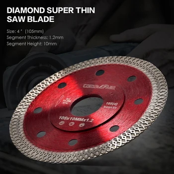 Brezplačna dostava DC-SXSB01 105mm diamantne žage 4 inch za rezanje iz keramike in porcelana strešnik rezalno rezilo