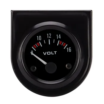 52 mm Črn Univerzalni Avto 8-16V LED Voltmeter Volt Gauge Merilnik se Uporablja Za Merjenje Napetosti Avtomobilskih Moč Avto Opremo