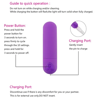 Človek nuo10 Hitro Vibrira Mini Bullet Vodoodporni Vibrator za G-spot Massager Sex Igrače za Žensko Seks Odraslih Izdelek USB Vibratorji