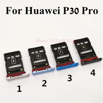 Originalno Držalo za kartico SIM, Sim Pladenj Za Huawei P30 pro Nano SIM Micro SD Card Reader Nadomestni deli