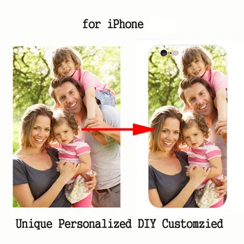 Po meri WordArt Ime Kritje Tiskanja Osebne Foto DIY Logotip Primeru Mobilni Telefon za iPhone 11 Pro Max 12 6 6s 5 IS 7 8 Plus X 2020