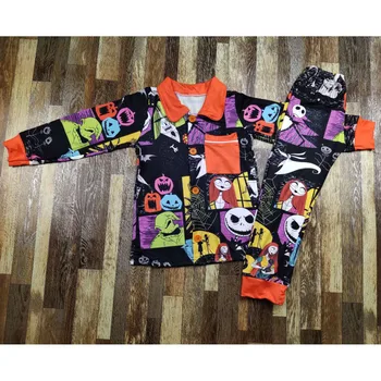 Boutique obleke Halloween grimace nevesta vzorec fant in dekle serije pižamo družino oblačila, ki