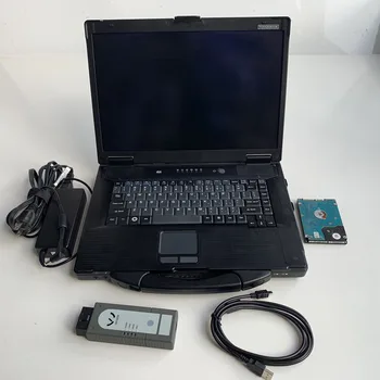 VAS6154 ODIS V5.1.3 Bluetooth Različice OBD2 Diagnostično Orodje UDS Skener VAS 6154 hdd win7 v ks-52 laptop 4g toughbook pripravljen dela