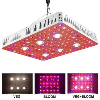 Visoke Nominalne Vrednosti 1000w/2000w/3000w Celoten spekter LED rastejo luči z visoko učinkovito Cree COB Vir VEG/BLOOM