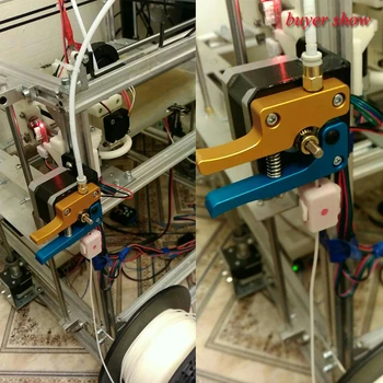 Kee Pang Nov Slog Mk8 Polno Iztiskanje Kovin Daljinsko zlato modro Aluminija Bowden Iztiskanje Kit 1.75 mm Žarilno 3D Tiskalnik Deli