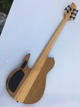 Vratu do 5 string električna bas kitara, ki imajo aktivno pickup trdna ashwood