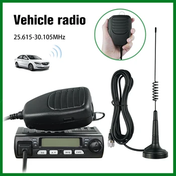 Ultra Kompaktna AM/FM Mini Mobie CB Radio 25.615-30.105 MHz 8W 10 Metrov Amaterski Mobilna CB Radijska Postaja-40M Državljan Band Radio