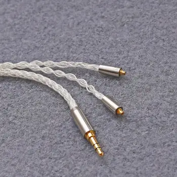 8 delež čistega bakra, srebra oklopljen kabel mmcx se535 kabel diy žične slušalke