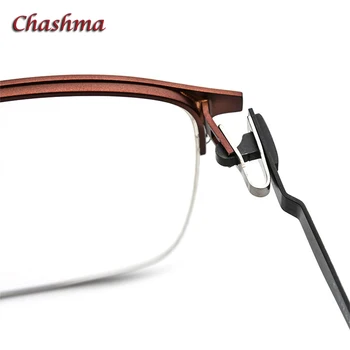 Moški Okvir Čistega Titana Recept Očala Svetlobe Okvir Optičnih Očal Pol Platišča Očala Super Kakovosti za Moške