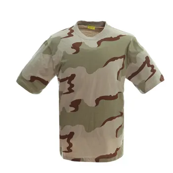 Novo Prikrivanje T-shirt Moški Dihanje Vojske Taktični Boj T Shirt Vojaške Suho Camo Tabor Tees