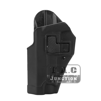Taktično CQC Serpa Prikrivanja Levo Roko Hitro Pištolo Kubura Primeru w/ STAVKE MOLLE Platforma Za Sig Sauer P226 P229