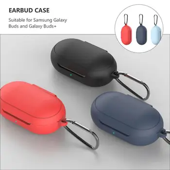 3pc Silikonski Brezžične Slušalke Primeru Pokrovček za Samsung Galaxy Brsti/Brsti+ Mehke Slušalke Primeru Protector for Samsung Galaxy Brsti Plus