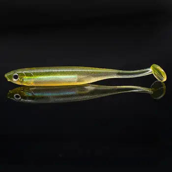 SEALURER 4pcs/10 cm Veliko 5.5 g Mehke Fishing Lure Brancin Umetne Vabe Silikonski Črv Čepa Jegulja Needfish Šablona Ribištvu Tackle