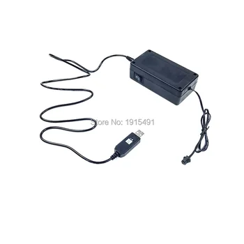 Najnovejši 5V 50M USB EL žice inverter poganja Računalnik ali Mobilno baterija za vožnjo 1-50m EL žice ali EL trakovi