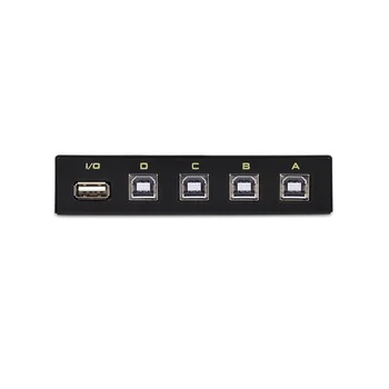 4 Port USB 2.0 Delež Stikalo Visoke Kakovosti Preklopnik Izbirno Polje Pesta Za RAČUNALNIK Skener Tiskalnik FJ-1A4B