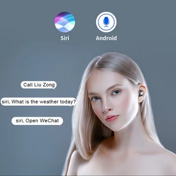 Novo TWS Brezžične Slušalke Hi-fi Bluetooth Slušalke Dotik Šport Čepkov Podporo Siri Z Mic Polnjenje Primeru Za Redmi Zraka Pike