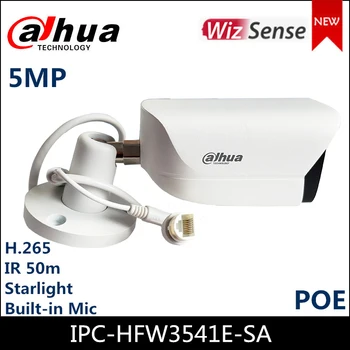 Dahau Novo 5MP WizSense Fotoaparat IPC-HFW3541E-SA Bullet IP Kamera vgrajen Mikrofon podporo Micro SD kartico
