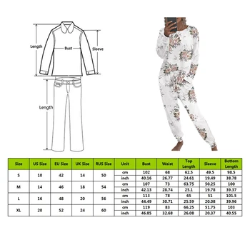 Ženske Pižame iz Novih Priložnostne Srčkan Print Homewear Ženske Pižame Dolge Hlače Sleepwear Doma Obleko Ženske Pižame 2-delni Set