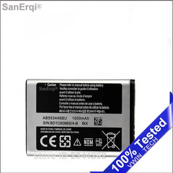 SanErqi AB553446BU za Samsung B2100 C3300 Xplorer B100 SCH-B619 C3300K C5212 Duo C5212i C5130 1000mAh Baterije