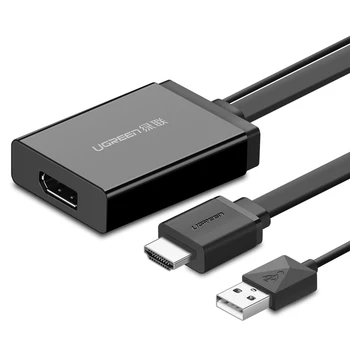 HDMI za DP Kabel USB + HDMI1.4 DP1.2 Adapter HDMI Moški v1.4 DP v1.2 Ženski HD Pretvornik 4K*2K 30Hz in 1920*1080P 120Hz
