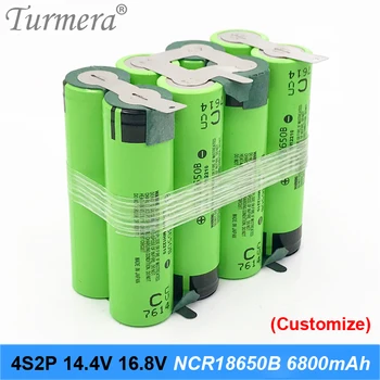 4s2p baterije 18650 pack ncr18650b 6800mah 16.8 proti varjenje, spajkanje baterija za izvijač orodja baterije meri baterije JAN05