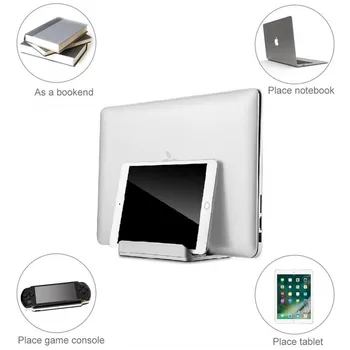 Nastavljiva Širina Laptop aluminij nosilec znanja multi-funkcijo namizje hlajenje univerzalno shranjevanje ravno nosilec za Prenosni Izračun