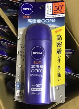 Brezplačna dostava NIVEA SPF 50+ PA++++ SONCE Močno Prileganje Skrbi UV mlečno gel za zaščito pred soncem 80 g Super Nepremočljiva 2018 NOVA