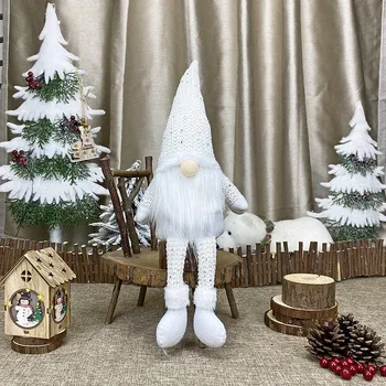 Božič Pletene Gnome Darila Izložbe Božični Okraski Božič Praznične Zaloge Ročno Tomte Plišastih Lutka Dekor