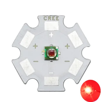 10pcs CREE XP-E Foto 660nm Rdeča 3W XPE LED Globoko Rdeča LED-Emitter Didoes na 20 mm/16 mm/14 mm/12 mm/8 mm PCB