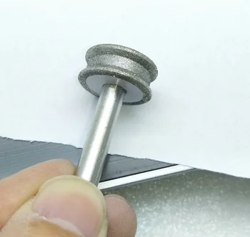2pieces/set 3-15 mm Diamond brušenje kolo Brusni Disk za Steklo letalo straight edge chamfering 6 mm kolenom
