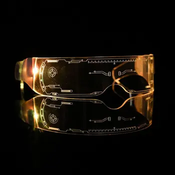 Led Utripa Punk Očala Kul Tehnologija, Občutek Windproof Očala Za Nočno Gledanje Kolesarska Očala