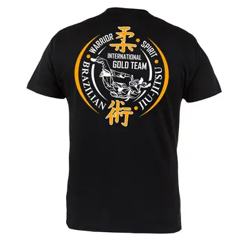 MMA BJJ Brazilski Jiu Jitsu T-Shirt za Moške Bombaža, Kratek Rokav, O-Neck Majica s kratkimi rokavi Novo S-3XL