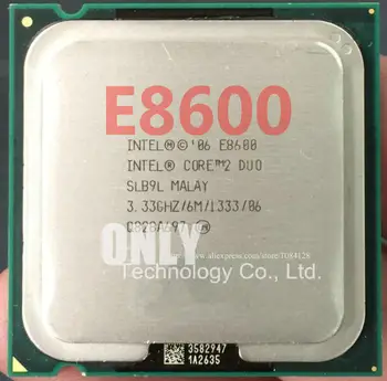 Brezplačna dostava Za Intel Core 2 Duo E8600 CPU Procesor (3.33 Ghz/ 6M /1333GHz) Socket 775