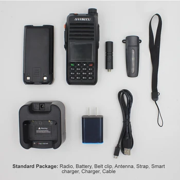 Anysecu 4G Radio Walkie Talkie G6000 sistem Linux Realptt Platformo UHF 400-470MHz Z Lokacije GPS Funkcija