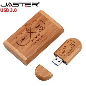 JASTER lesa USB 3.0 po Meri Logo 32GB 64GB Pendrive Kartico Usb Flash Disk 4GB 8GB 16GB Lesa Pen Drive Darilo ( brez logotipa)