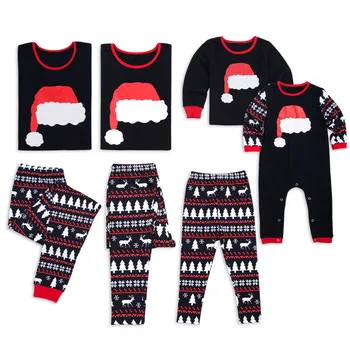 10 BARV Božič Družinski Set Jumpsuit Pižame, Oblačila Božič Družinski Pižamo More Oblačila Družino Ujemanje Oblačila