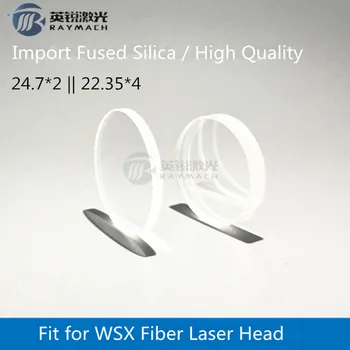 Zaščitno Windows D25.4*4 Quartz kremenovim 1064nm WSX Fiber Laser original optične leče fiber laser objektiv WSX zaščitne leče