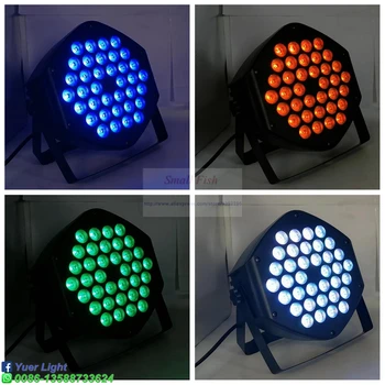 Brezžični Daljinski upravljalnik LED Par 36x3W RGB Pranje Luči DMX Krmilnik Brez Hrupa Paty KTV Stopnji Strokovne Nočne Luči