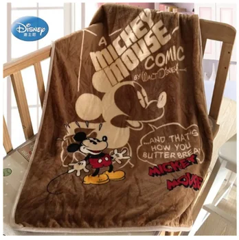 Disney Mickey Minnie Odejo Tanka odeja je Mehka Flanela Risanka za Otroke o Raztegljiv Kavč Kavč otrok dekle darila 150x200cm