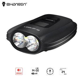 SHANREN ROVER II Koles, Smerniki USB Polnilne 800LM Super Svetla Luč Kolo OLED Kolo Sprednje Luči